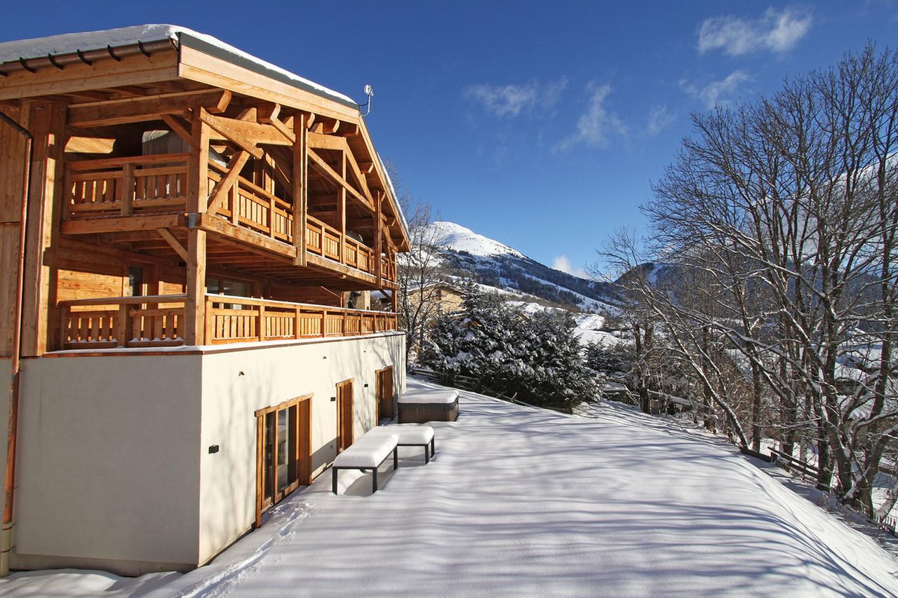 Odalys Chalet Nuance De Blanc Villa Alpe d'Huez ภายนอก รูปภาพ